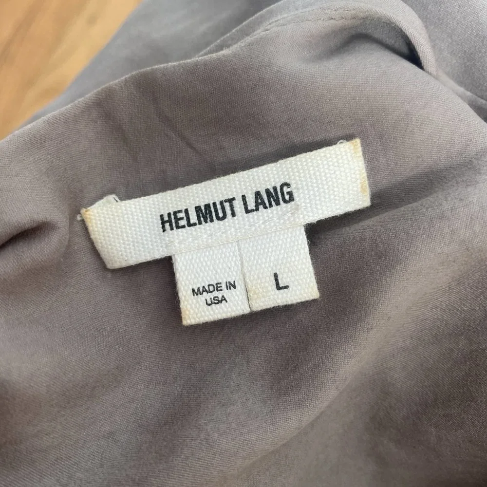 Silk Helmut Lang Cinched Asymmetrical Top - Picture 3 of 7
